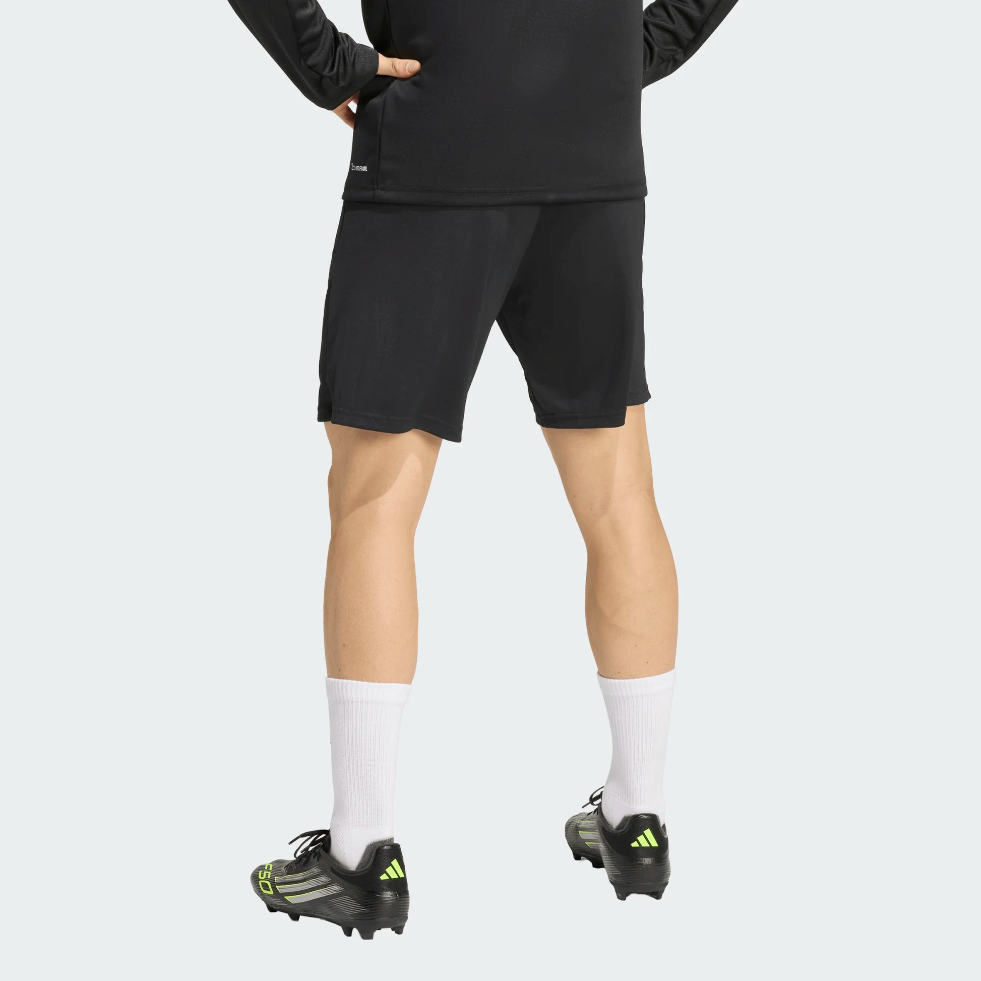 adidas Men's Entrada 26 Training Shorts Black White back