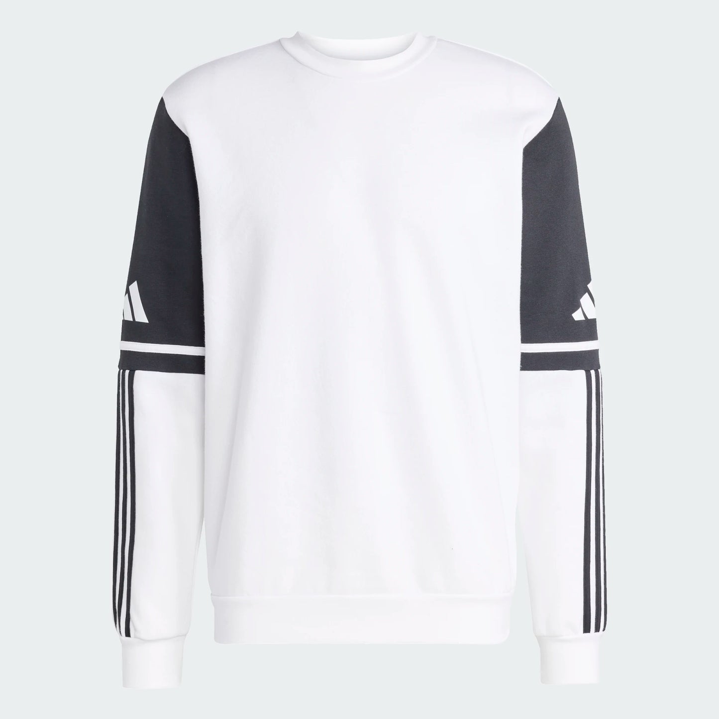 adidas Men's Squadra 25 Sweat Crew  White Black