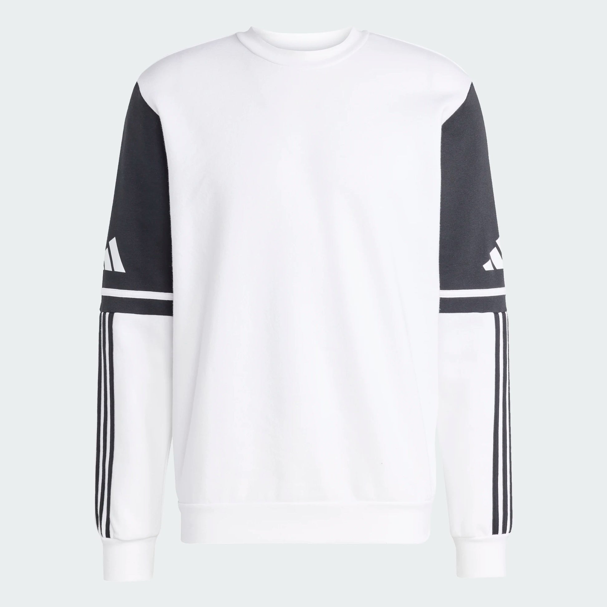adidas Men's Squadra 25 Sweat Crew  White Black