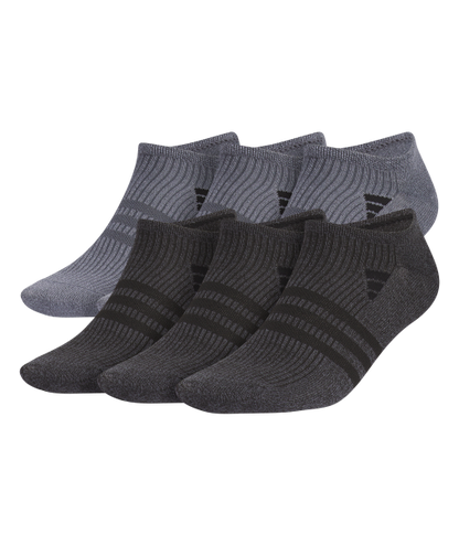adidas Men's Superlite 3.0 6-Pack No Show Socks