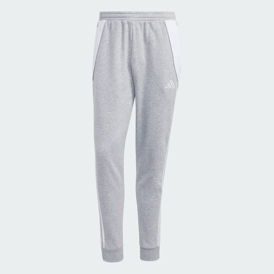 adidas Men's Tiro 24 Sweat Pants Medium Grey Heather/White (Front)