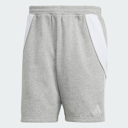 adidas Men's Tiro 24 Sweat Shorts Madium Grey Heather/White (Front)