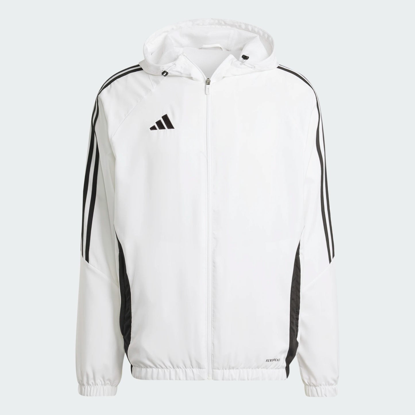 adidas Men's Tiro 24 Windbreaker White/Black (Front)