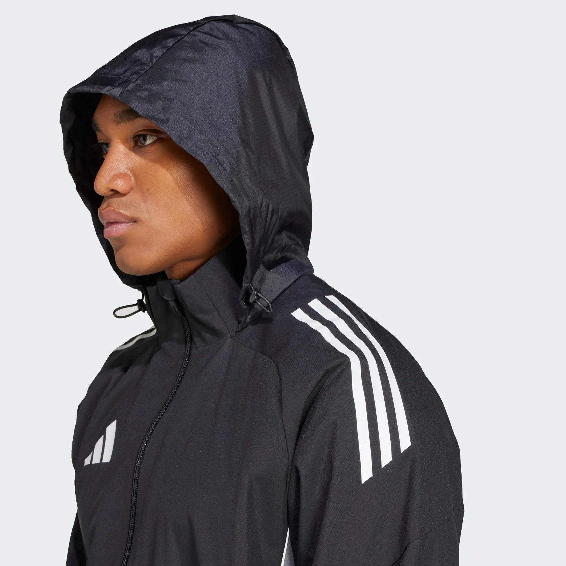 adidas Youth Tiro 25 Competition Training Jacket Black/Team Grey Four (Detail 1)