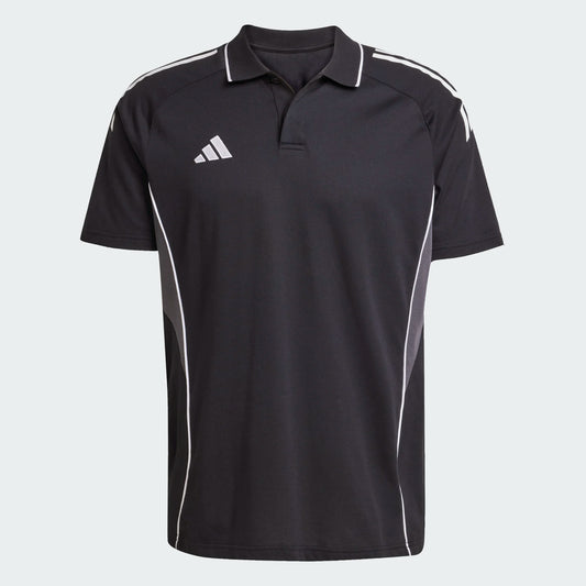 adidas Men's Tiro 25 Competition Polo Black/White (Front)