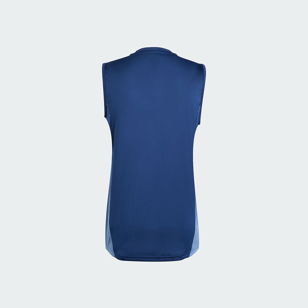 adidas Men's Tiro 25 Competition Sleeveless Jersey Team Navy Blue 2/Crew Blue (Back)