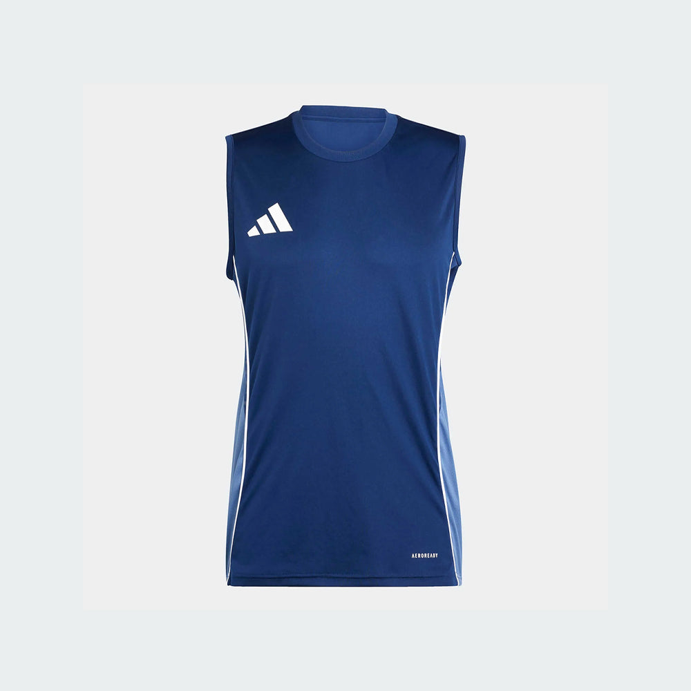 adidas Men's Tiro 25 Competition Sleeveless Jersey Team Navy Blue 2/Crew Blue (Front)