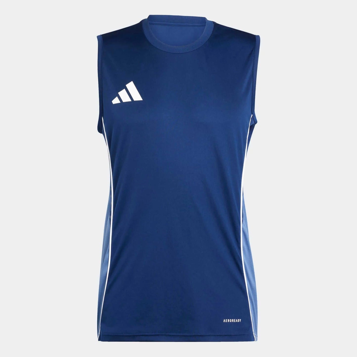 adidas Men's Tiro 25 Competition Sleeveless Jersey Team Navy Blue 2/Crew Blue (Front)