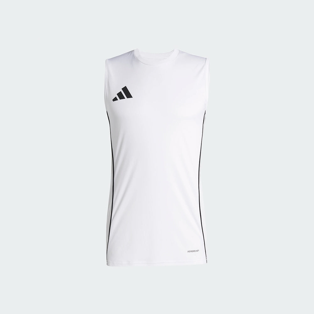 adidas Men's Tiro 25 Competition Sleeveless Jersey White (Front)