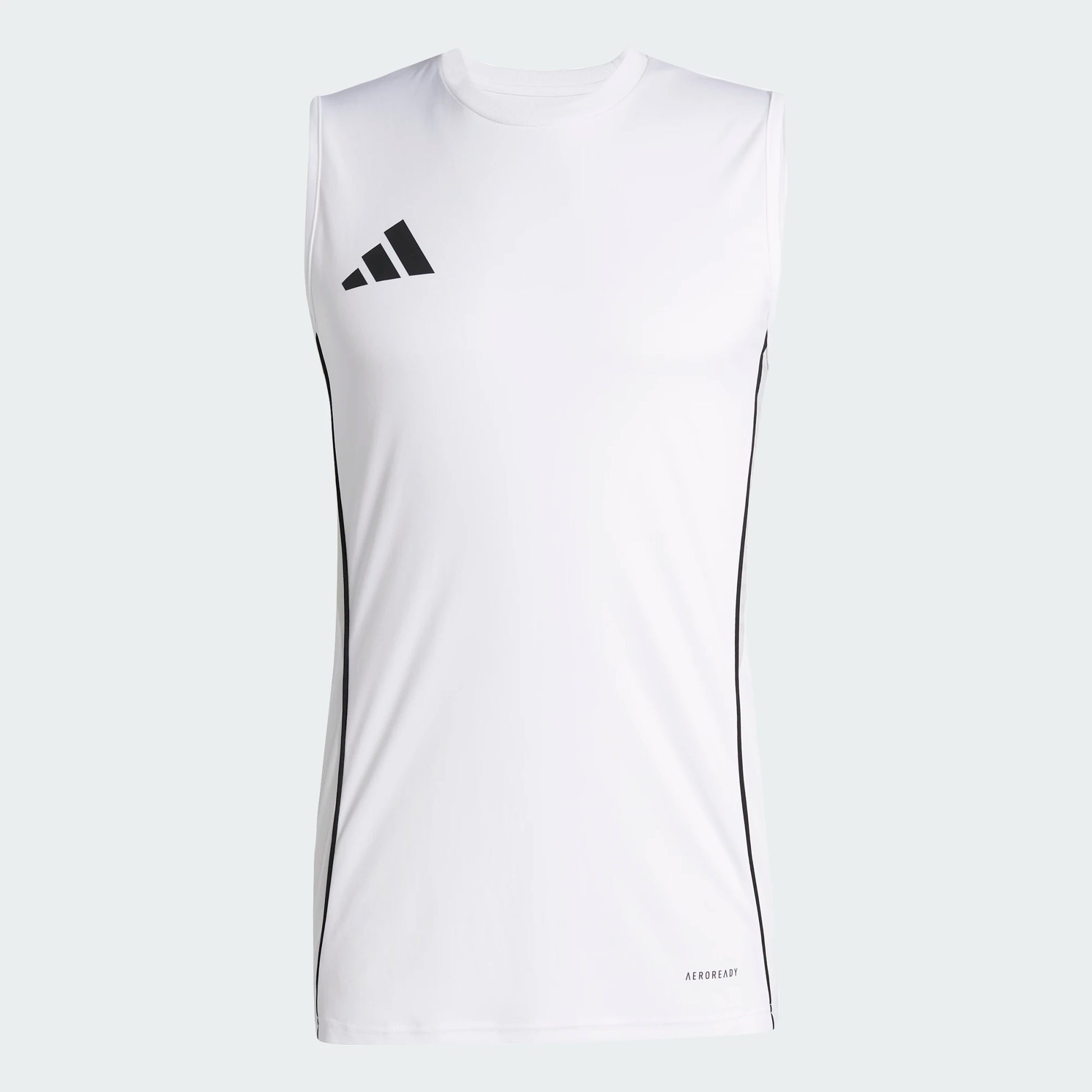 adidas Men's Tiro 25 Competition Sleeveless Jersey White (Front)