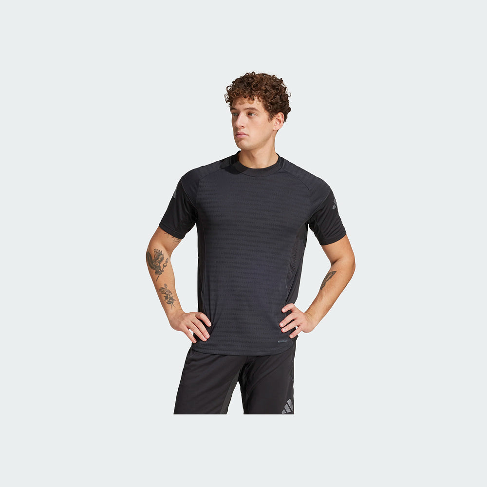 adidas Men's Tiro 25 Pro Training Jersey Black (Model - Front)