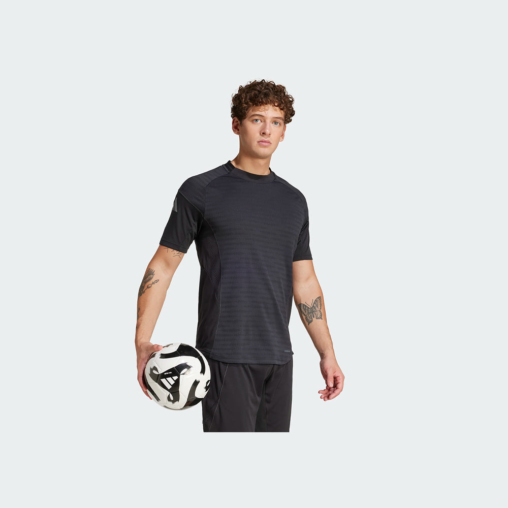 adidas Men's Tiro 25 Pro Training Jersey Black (Model - Side)