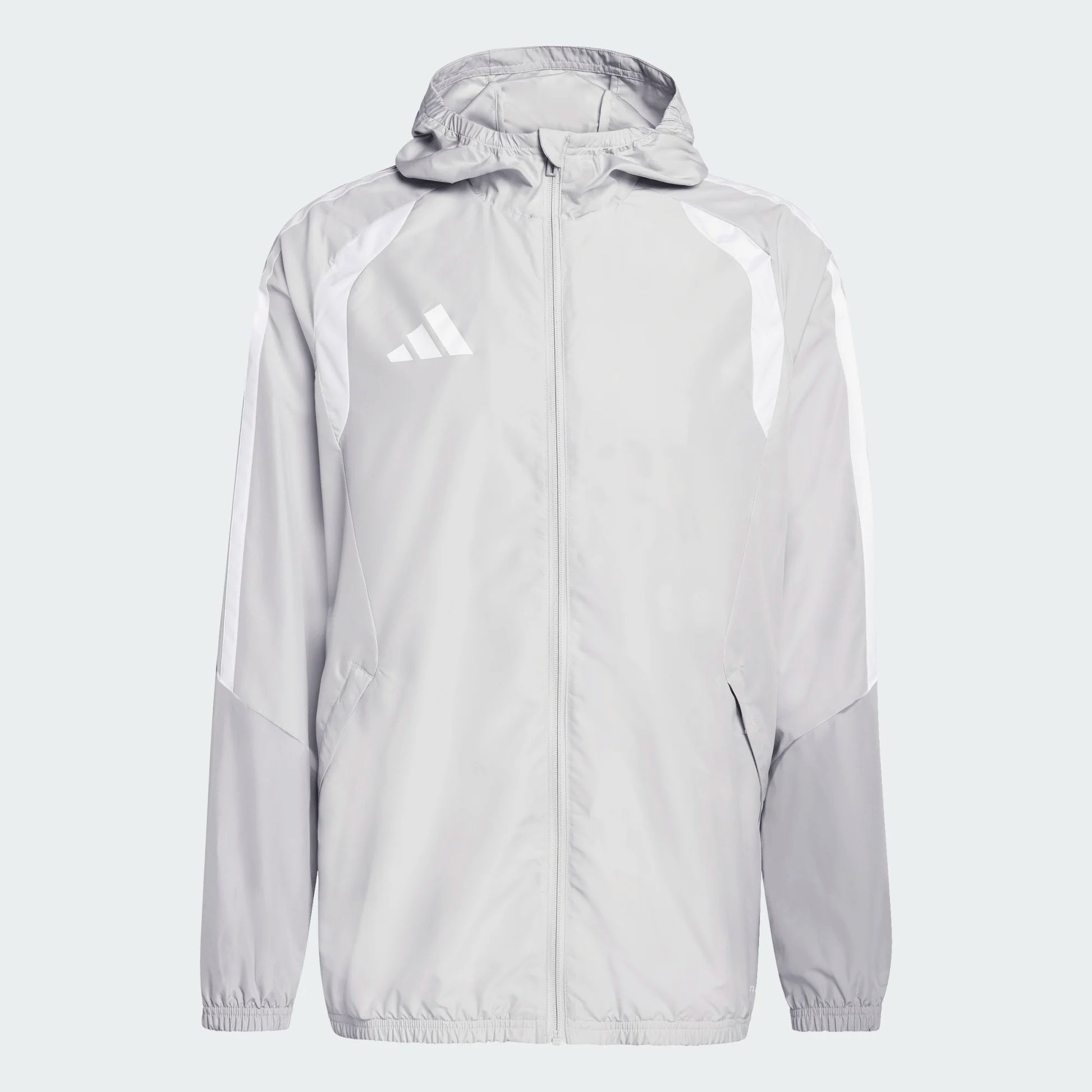 adidas Men’s Tiro 26 Competition All Weather Jacket Team Light Grey Front