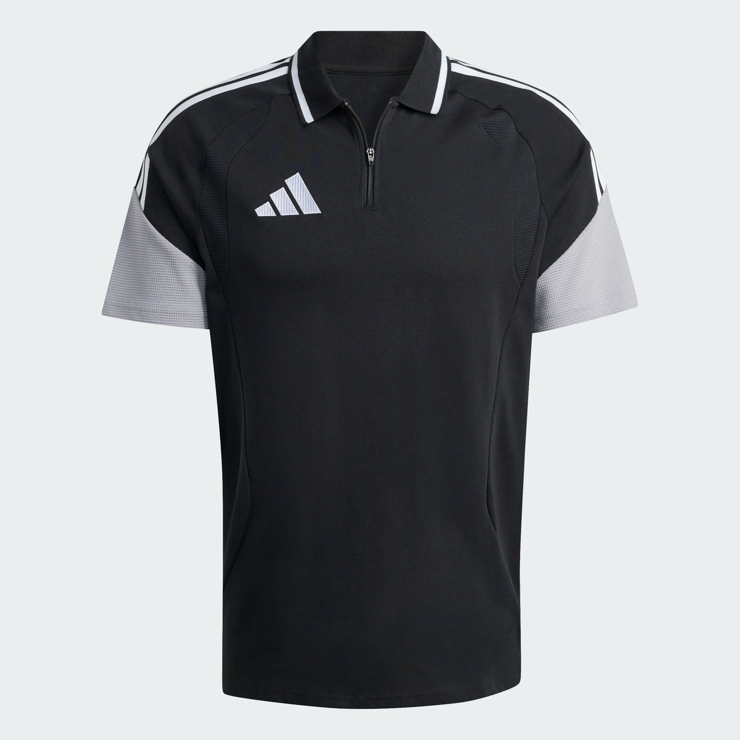 adidas Men's Tiro 26 Competition Polo Black Light Onix White front