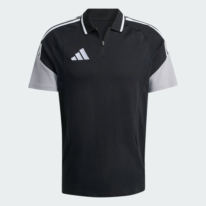 adidas Men's Tiro 26 Competition Polo Black Light Onix White front