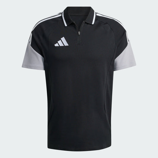 adidas Men's Tiro 26 Competition Polo Black Light Onix White front