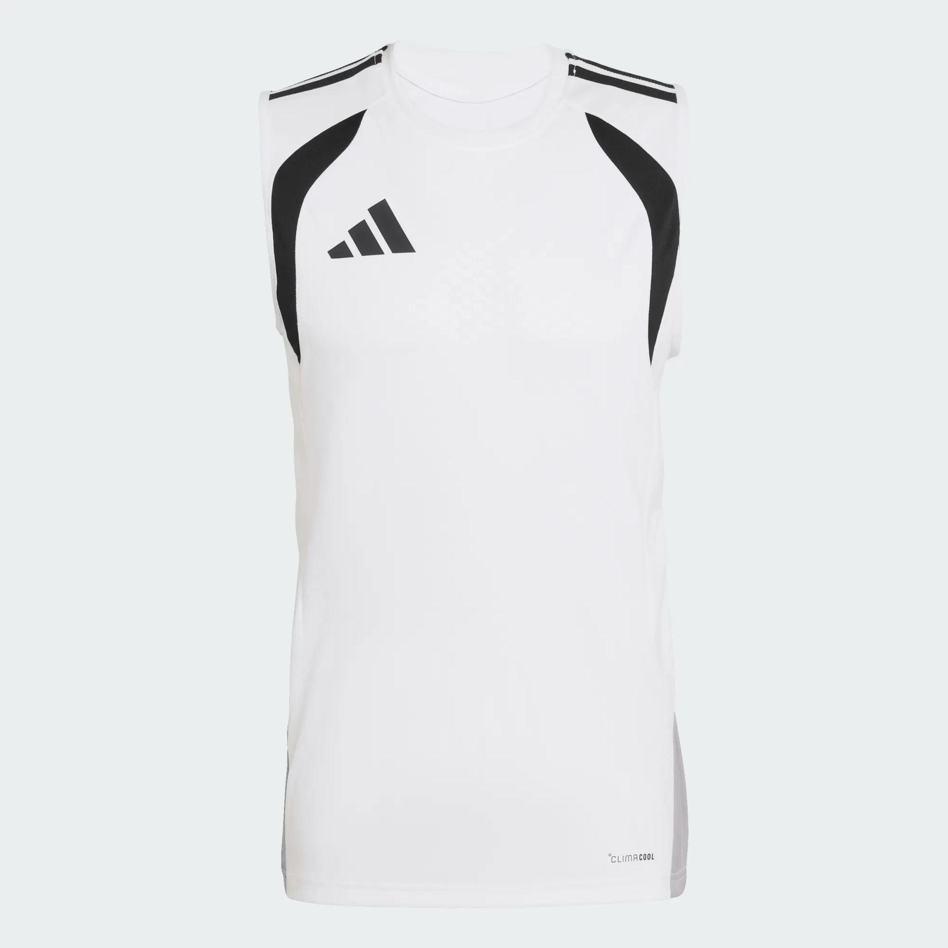 adidas Men’s Tiro 26 Competition Sleeveless Jersey White Black front