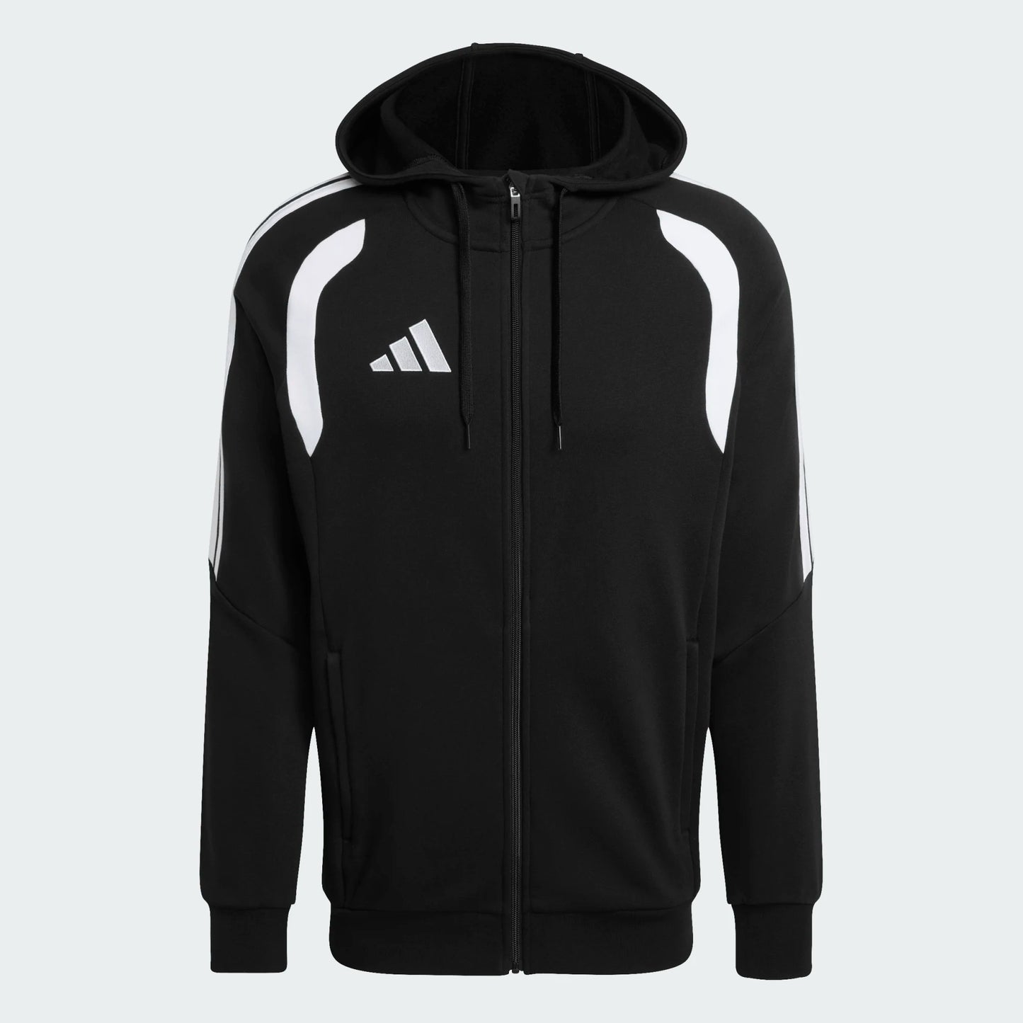 adidas Men's Tiro 26 League Sweat Full Zip Hood Black White