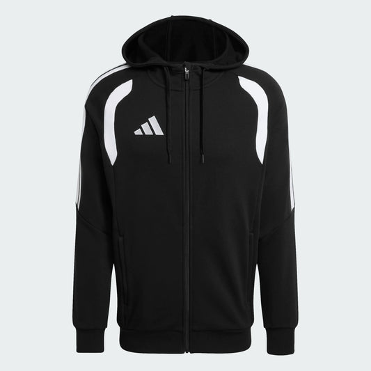 adidas Men's Tiro 26 League Sweat Full Zip Hood Black White