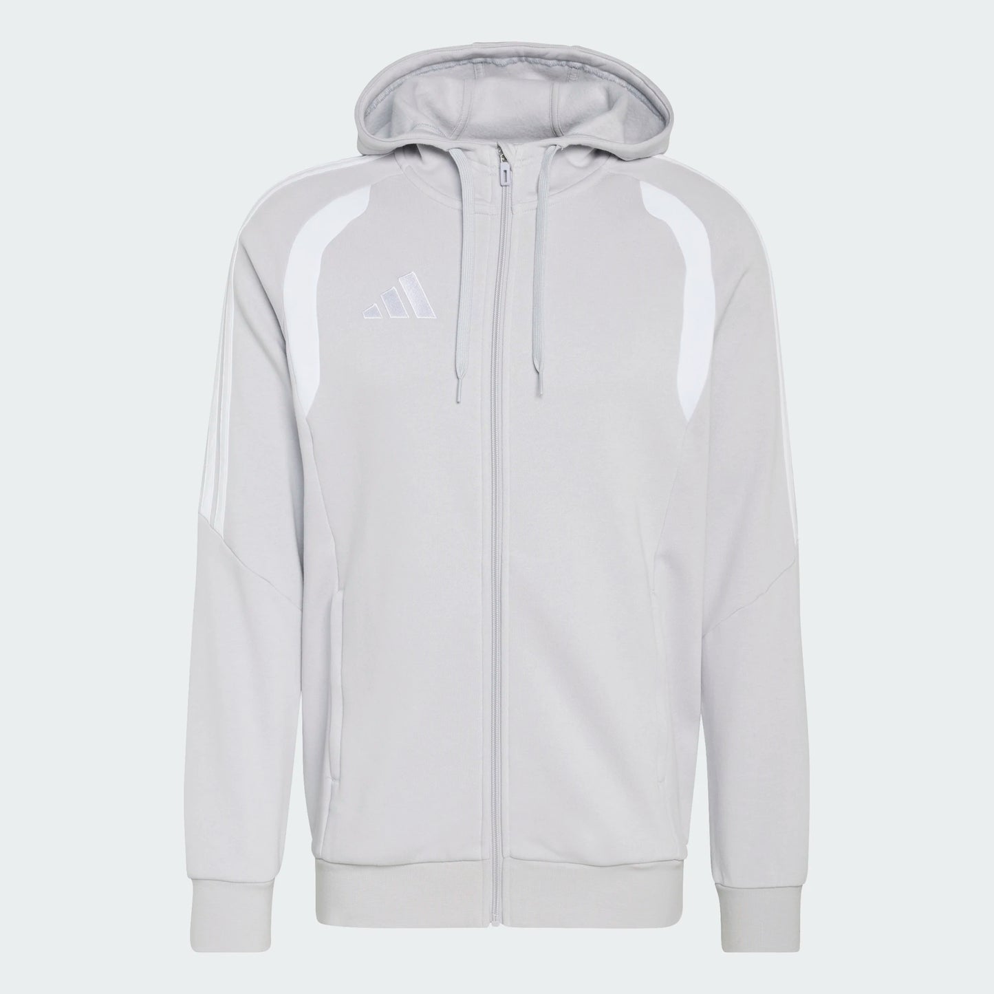 adidas Men's Tiro 26 League Sweat Full Zip Hood Team Light Grey