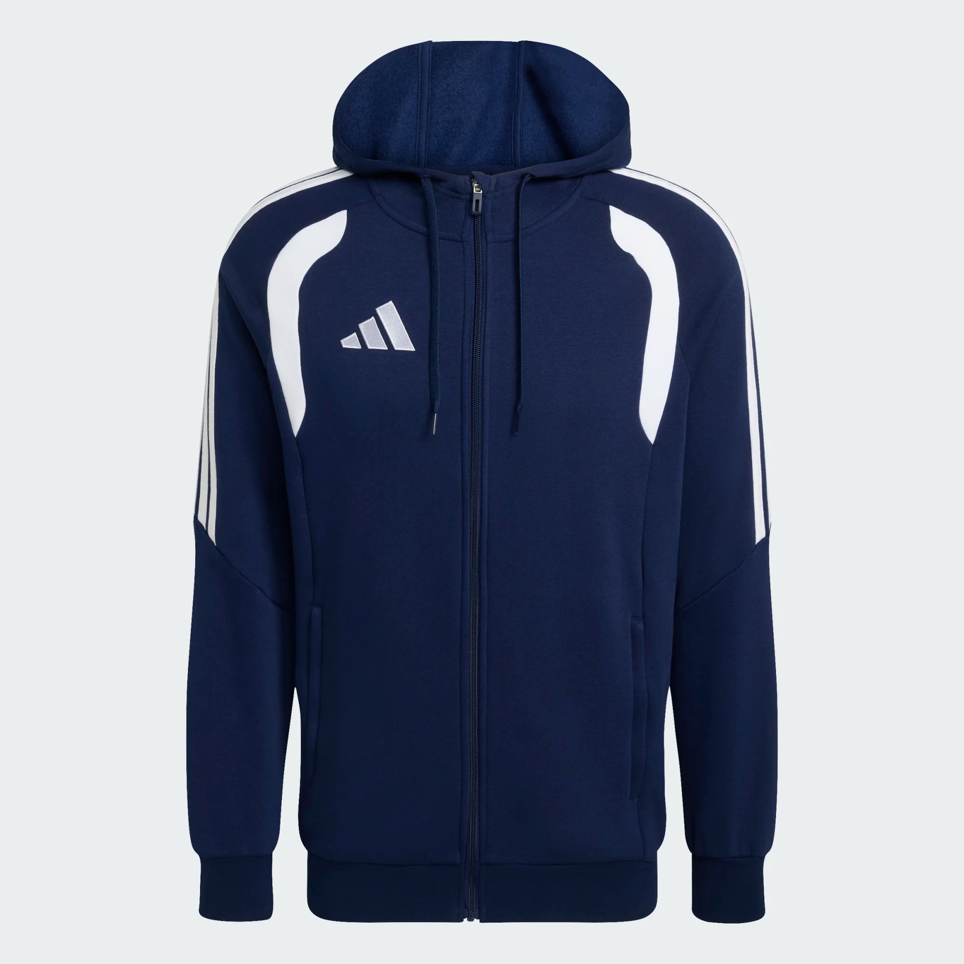 adidas Men's Tiro 26 League Sweat Full Zip Hood Team Navy Blue