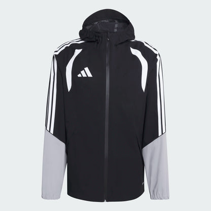adidas Men's Tiro 26 Rain Jacket Black Ltonix White 2
