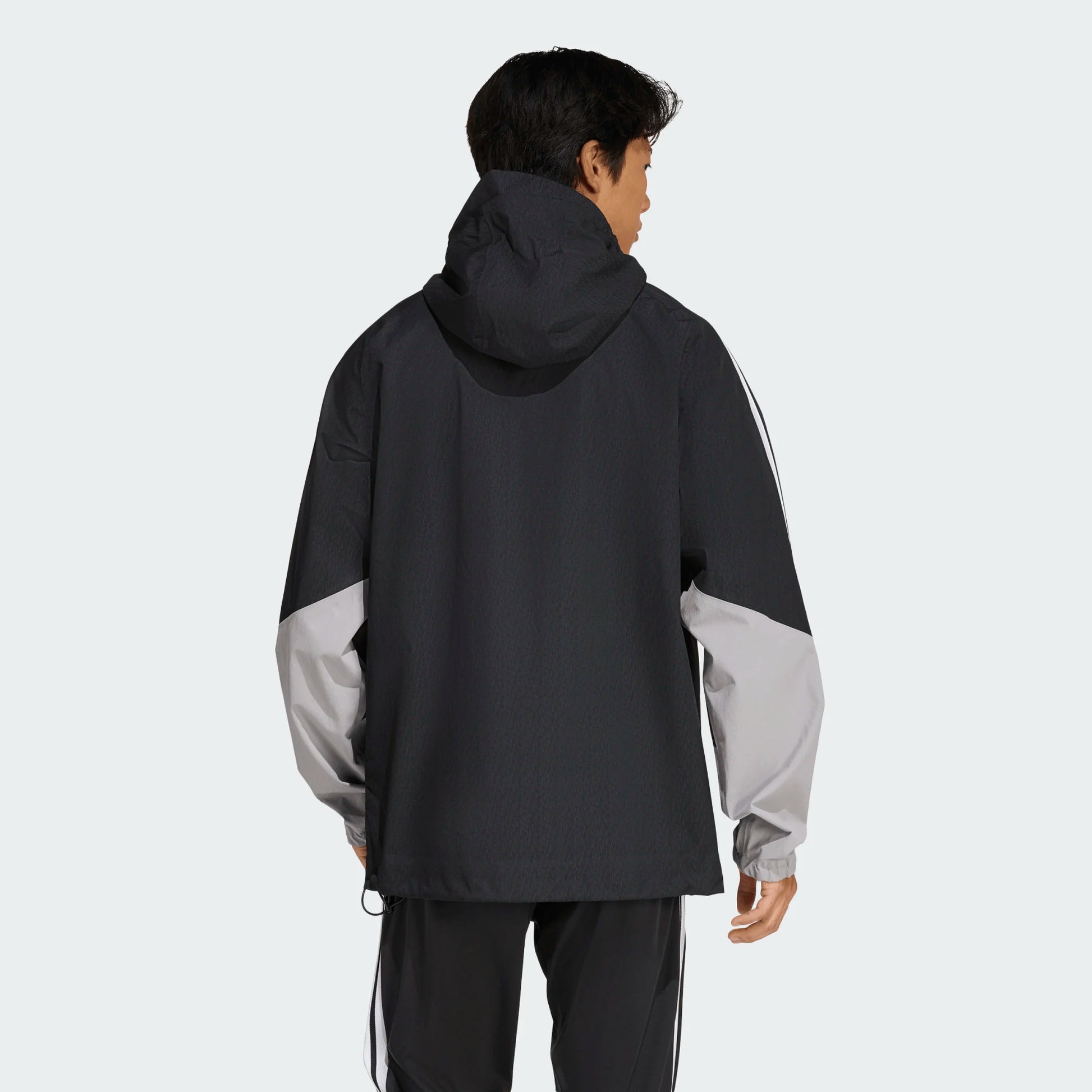 adidas Men's Tiro 26 Rain Jacket Black Ltonix White 3