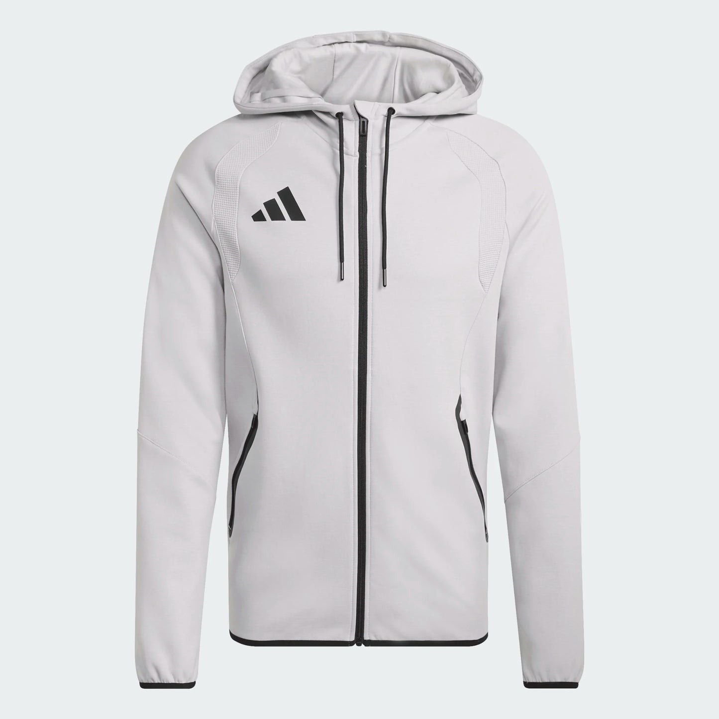 adidas Men's Tiro Travel Sweat Hood Team Light Grey front
