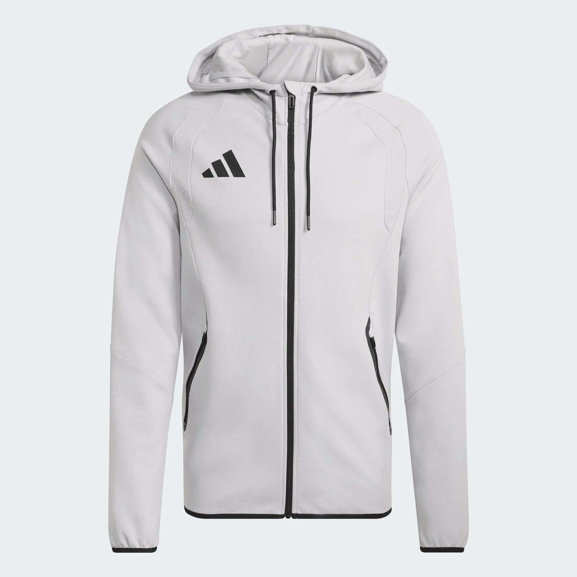 adidas Men's Tiro Travel Sweat Hood Team Light Grey front