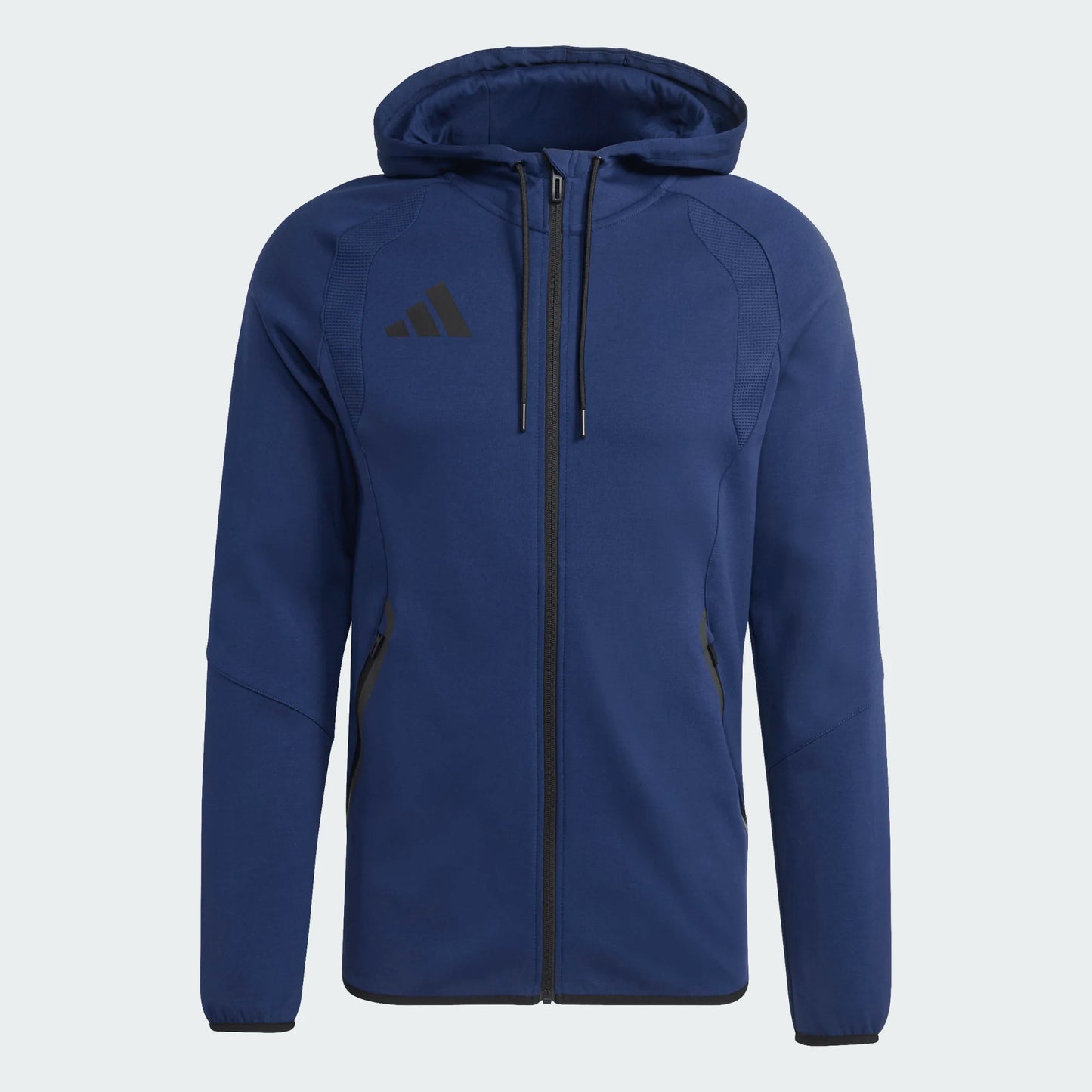 adidas Men's Tiro Travel Sweat Hood Team Navy Blue front