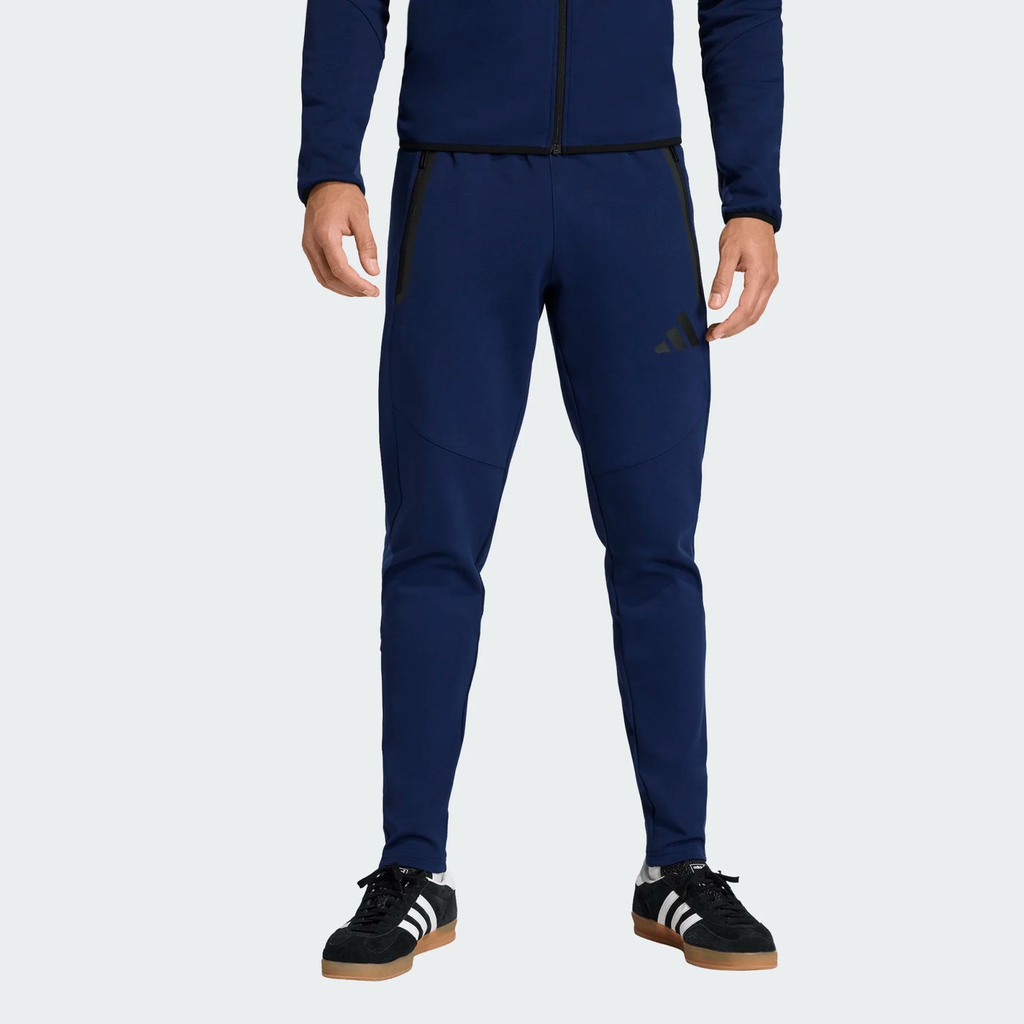 adidas Men's Tiro Travel Sweat Pants Team Navy Blue front