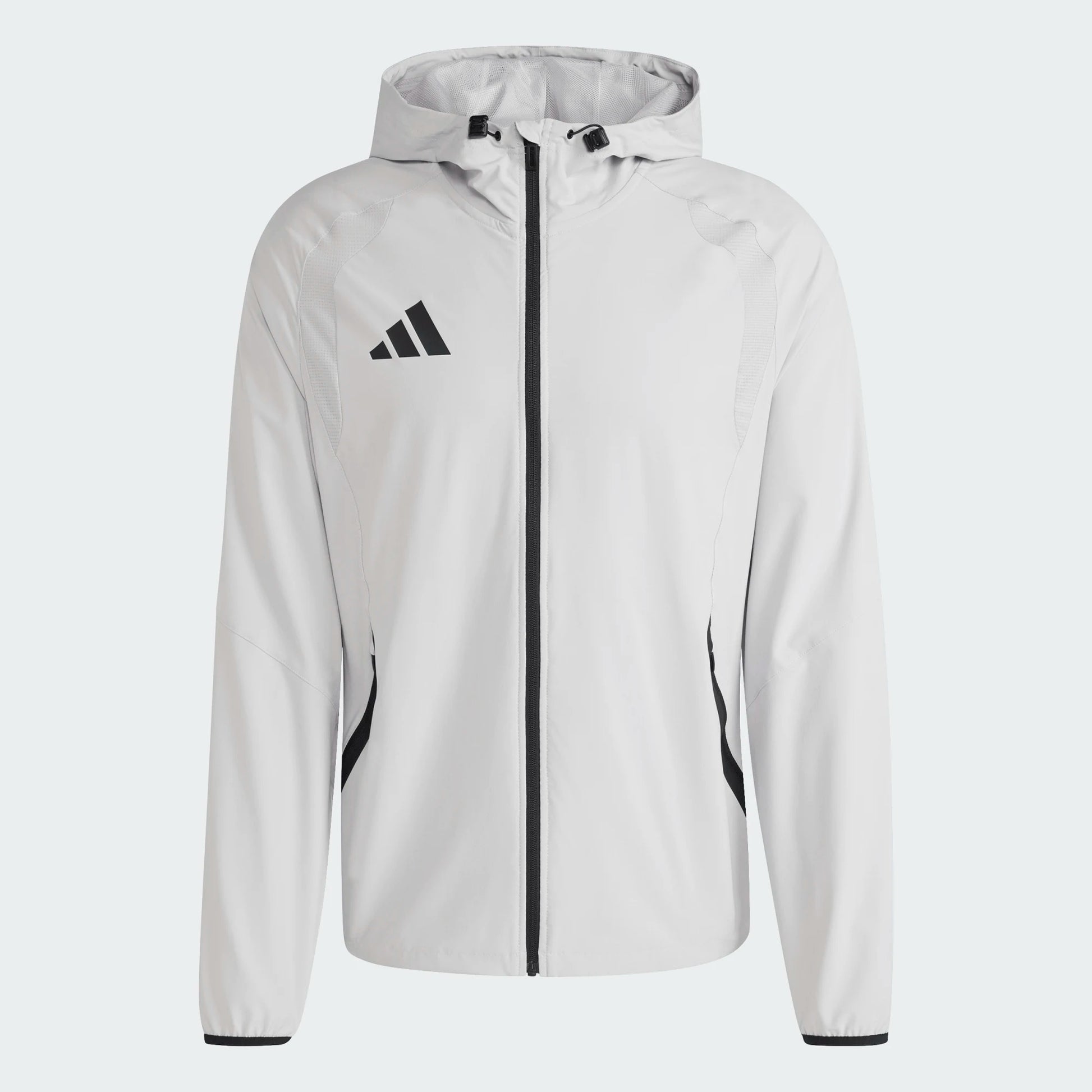 adidas Men's Tiro Travel Windbreaker Team Light Grey