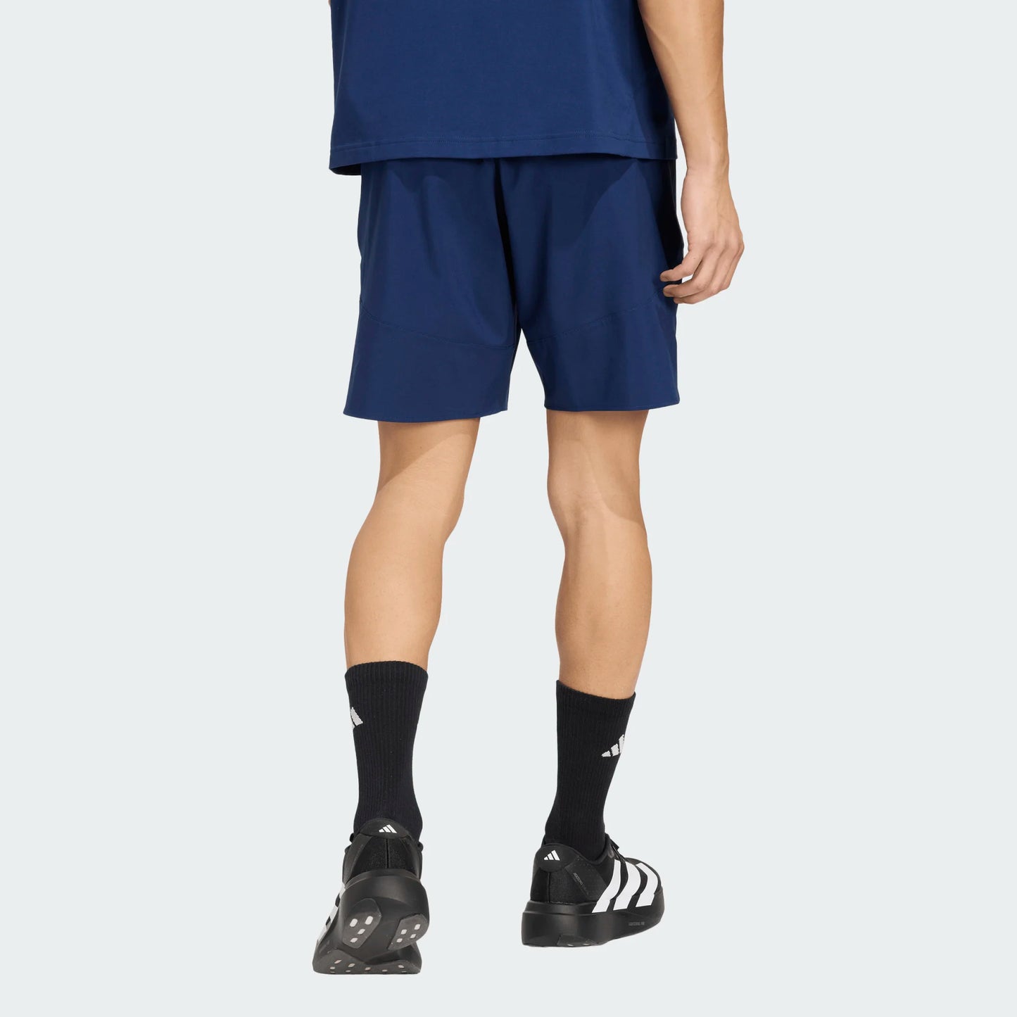 adidas Men's Tiro Travel Woven Shorts Team Navy Blue back