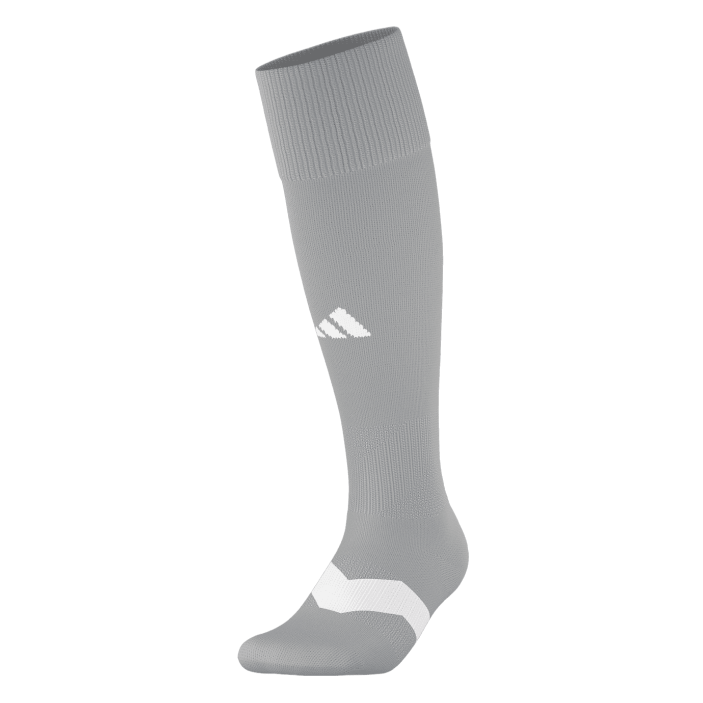 adidas Metro 6 OTC Sock Team Light Grey-White (Lateral - Front)