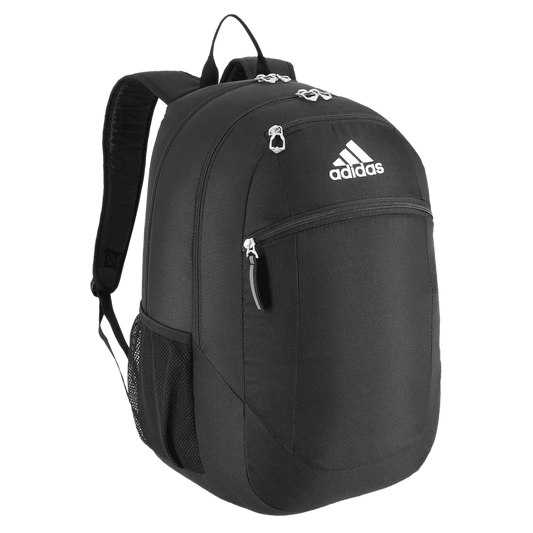 adidas Striker II Team Backpack Black White (Lateral - Front)
