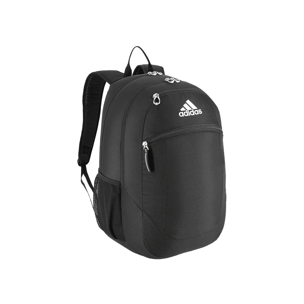 adidas Striker II Team Backpack Black White (Lateral - Front)