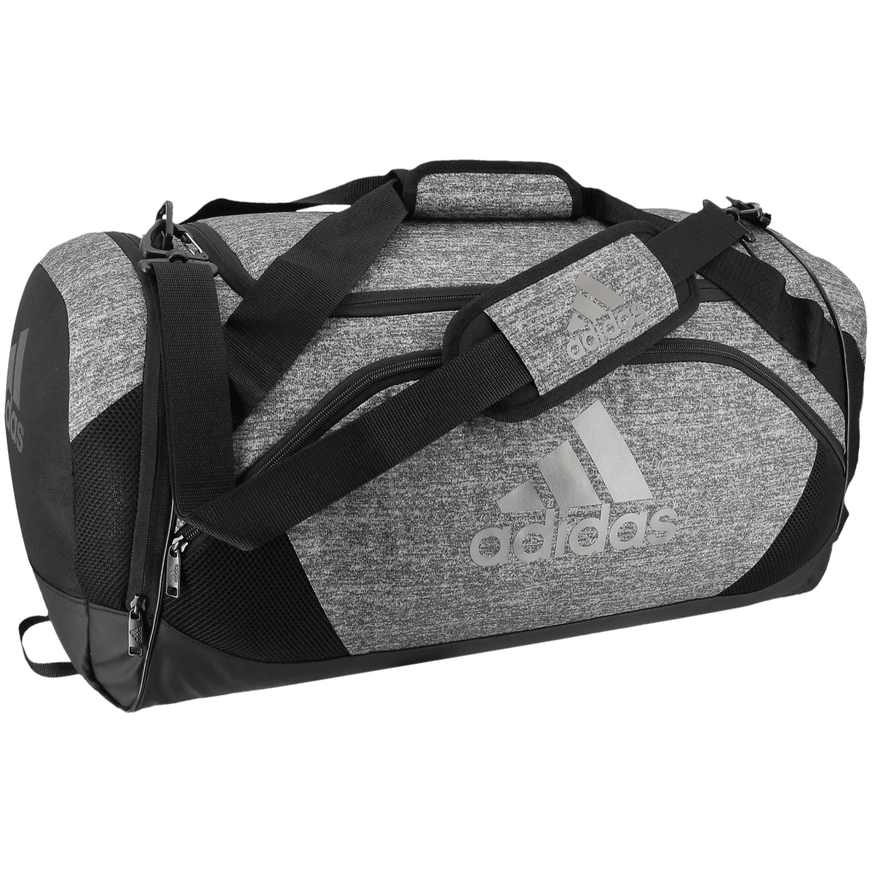 adidas Team Issue II Medium Duffel Bag Onix Jersey (Front)