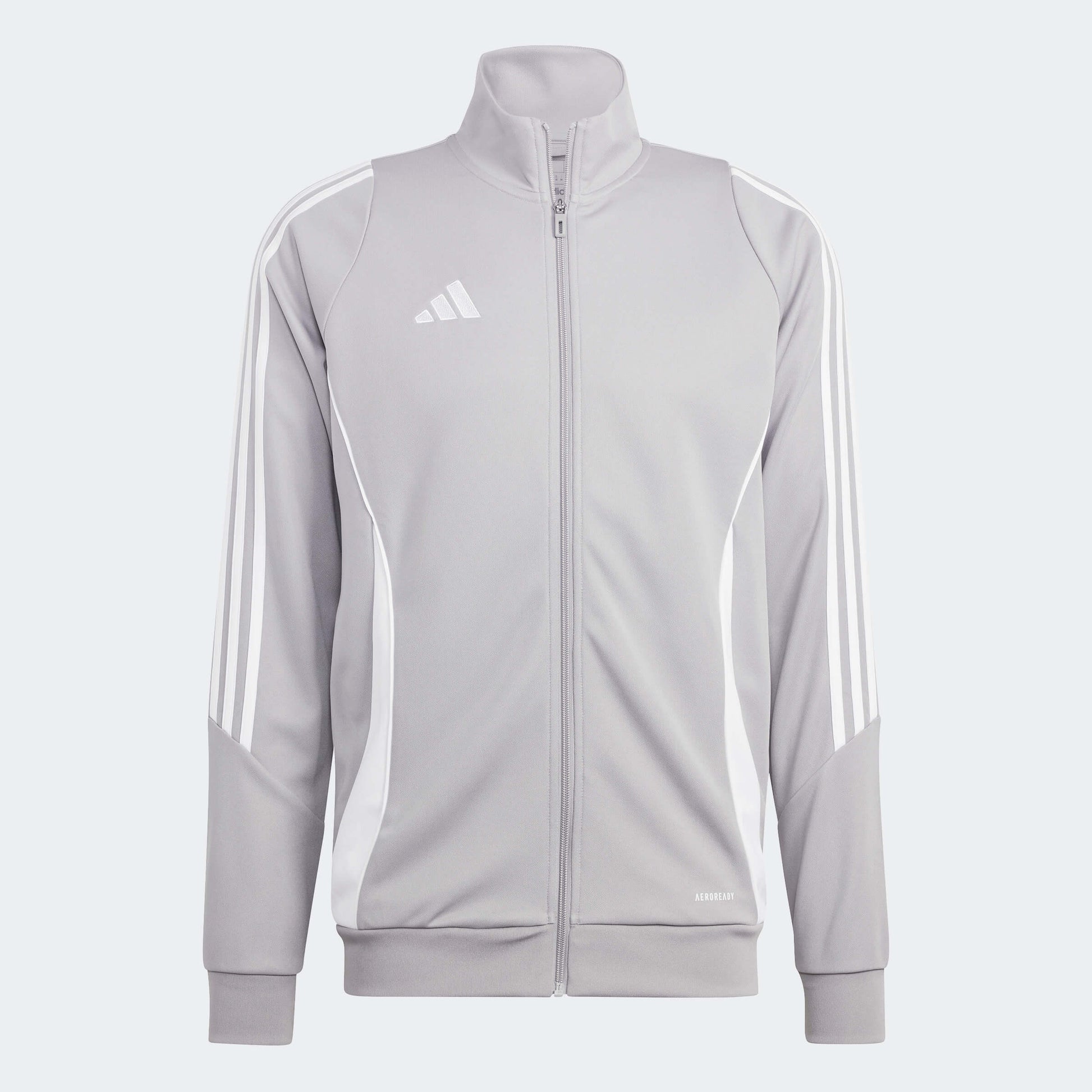 adidas Tiro24 Training Jacket Team Mid Grey-White (Front)