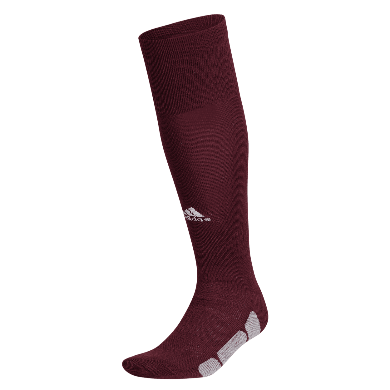 adidas Utility OTC All Sport Socks Maroon-White (Lateral - Front)