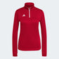 adidas WOMEN Entrada 22 Training Top Red-White (Front)