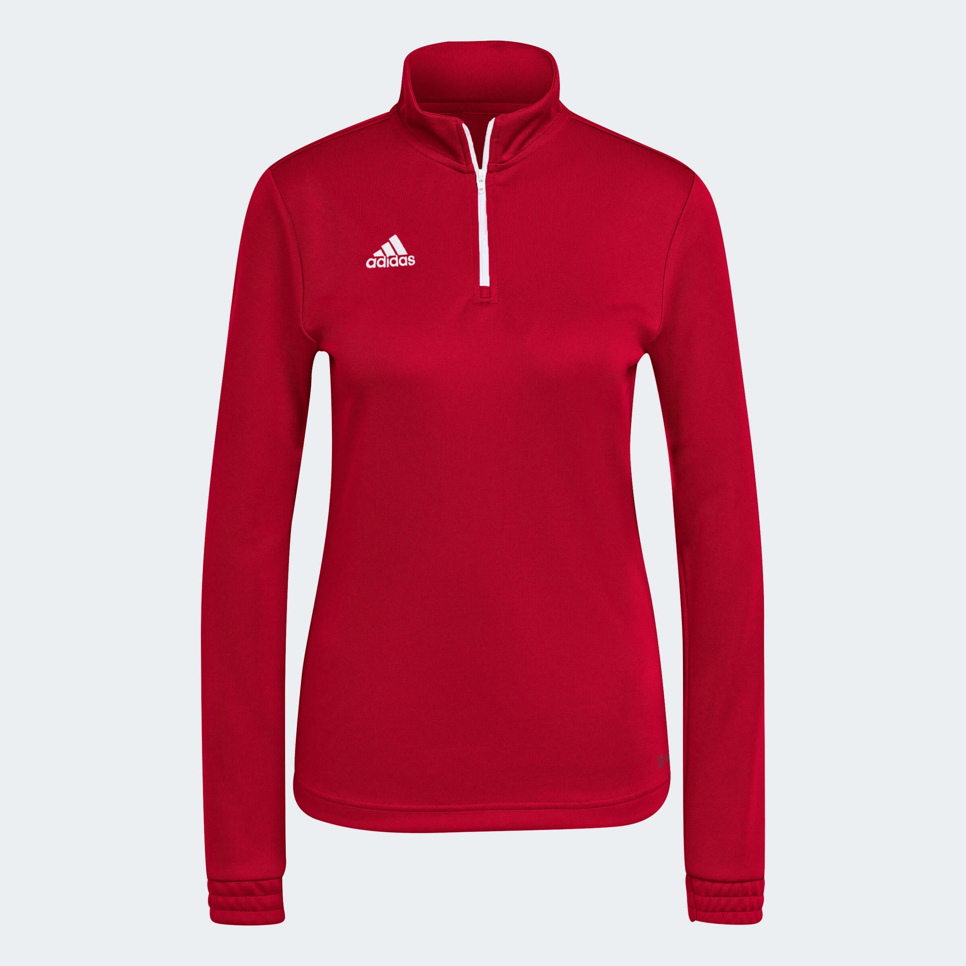 adidas WOMEN Entrada 22 Training Top Red-White (Front)