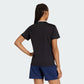 adidas Women's Entrada 26 Polyester Tee Black White back