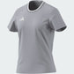 adidas Women's Entrada 26 Polyester Tee Team Light Grey front