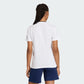 adidas Women's Entrada 26 Polyester Tee White Black back
