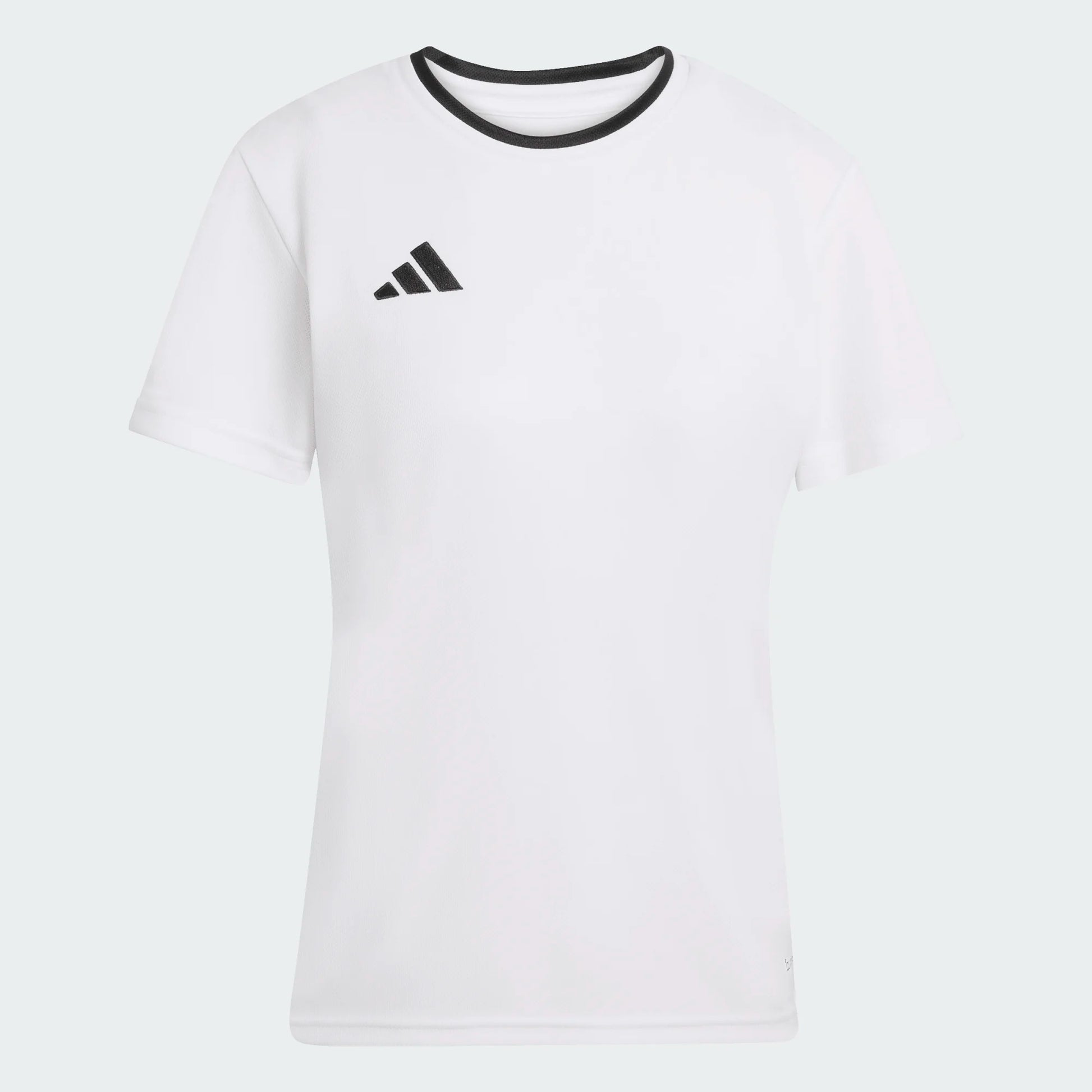 adidas Women's Entrada 26 Polyester Tee White Black front