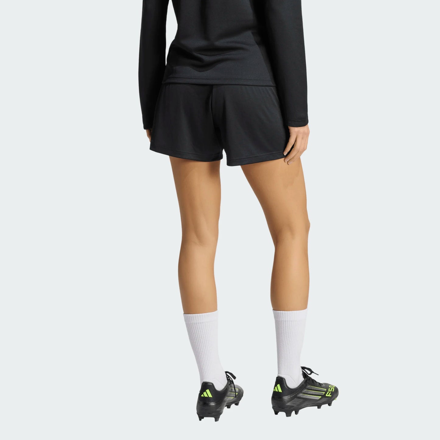 adidas Women's Entrada 26 Training Shorts Black White back