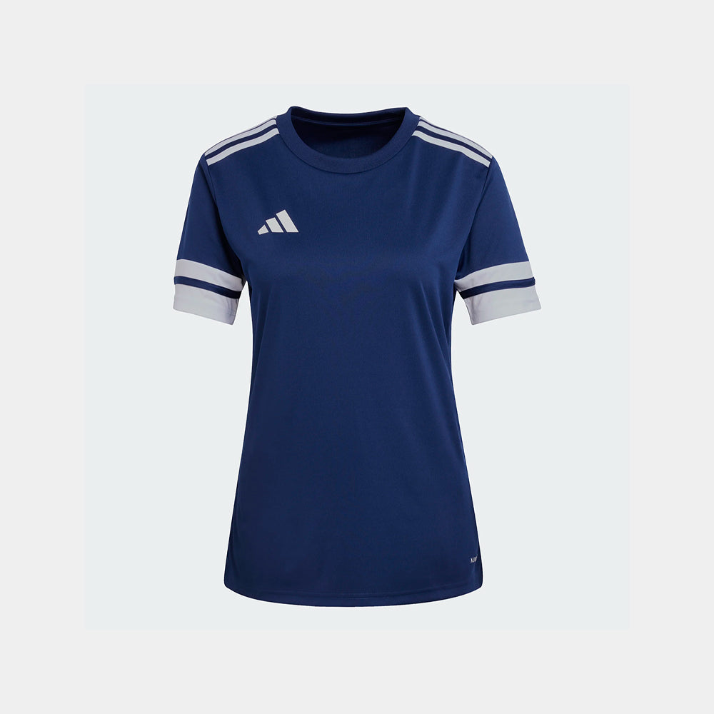 adidas Women's Squadra 25 Jersey Short Sleeve Team Navy Blue 2/White (Front)