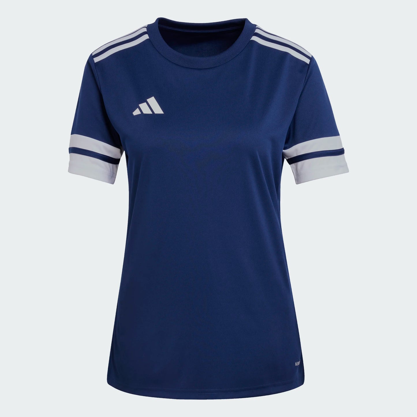 adidas Women's Squadra 25 Jersey Short Sleeve Team Navy Blue 2/White (Front)