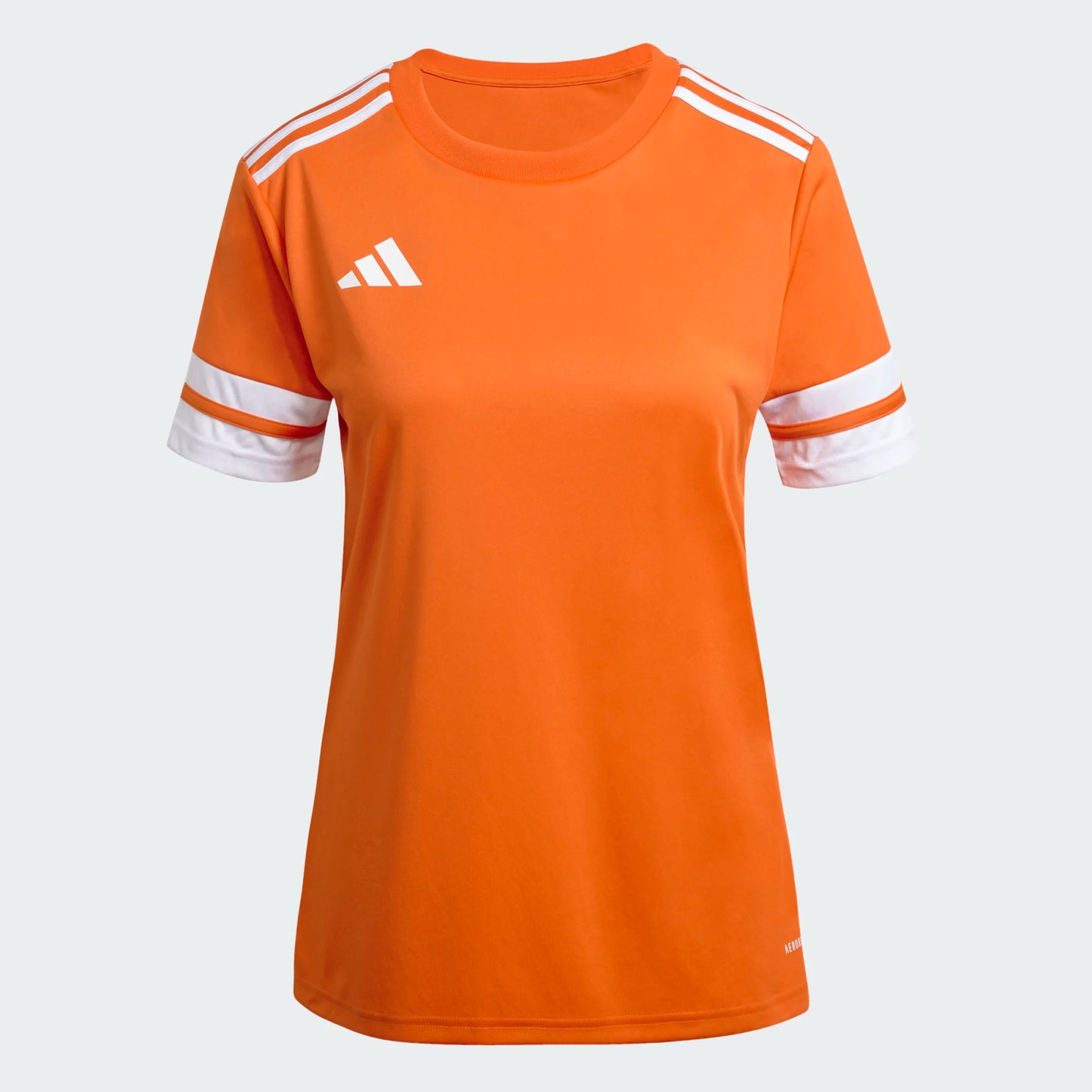 adidas Women's Squadra 25 Jersey Short Sleeve Team Orange/White (Front)