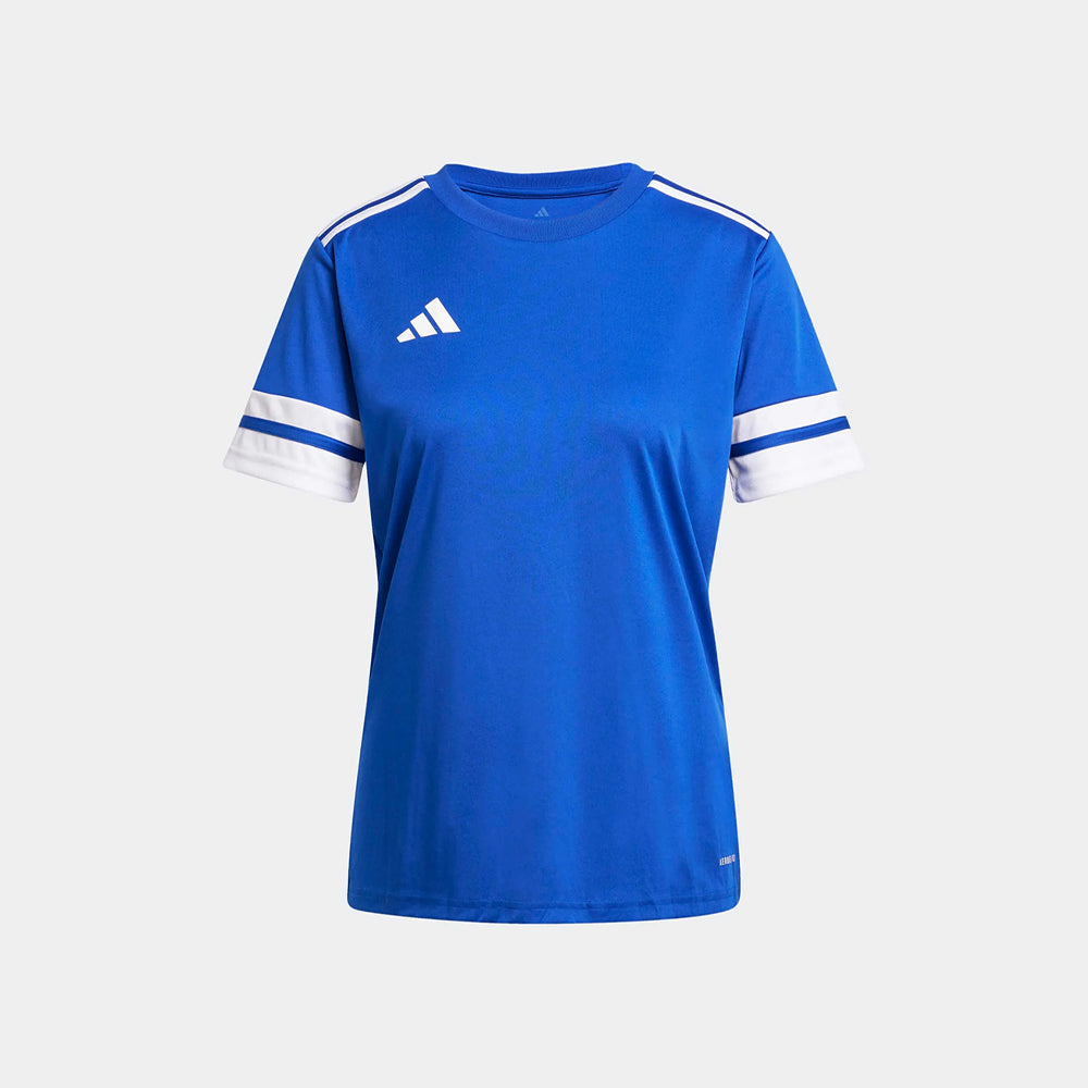 adidas Women's Squadra 25 Jersey Short Sleeve Team Royal Blue/White (Front)